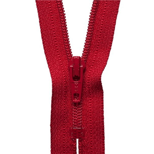 Nylon Dress and Skirt Zip | 18cm / 7" | Red