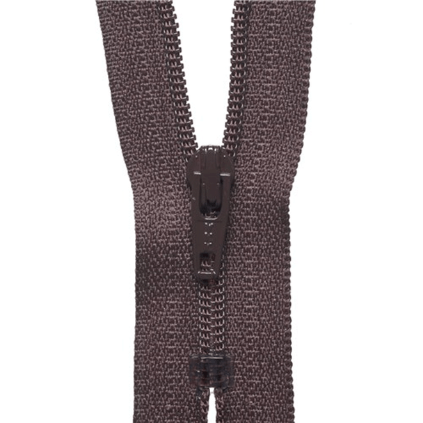 Nylon Dress and Skirt Zip | 30cm / 12" | Brown