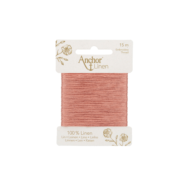 Anchor Linen Embroidery Thread | 15 m | Blush