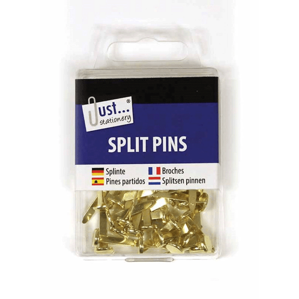Split Pins | Paper Fasteners | 20mm | Box of 50 (9196) - Main Image