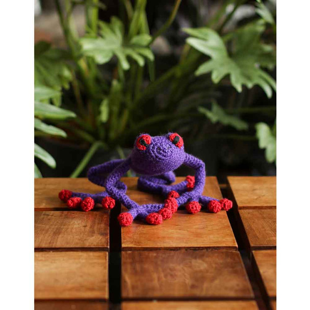 Toft Amigurumi Crochet Kits | Edward's Menagerie Animals | Kerry Lord | Gretchen the Tree Frog 