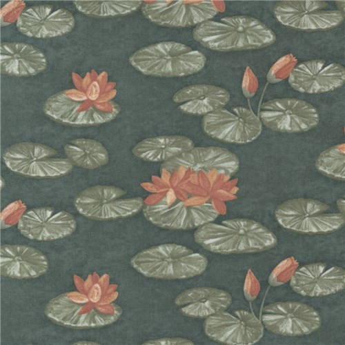 Watermarks | Holly Taylor | Moda Fabrics | 6910-18 | Lily Pads, Tartan