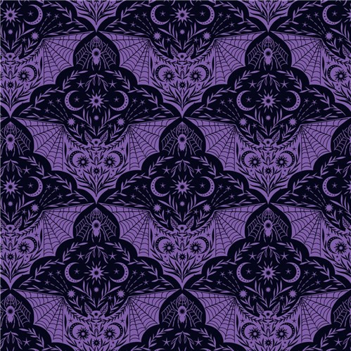 Cast a Spell | Lewis and Irene | A720.2 | Purple Floral Bat