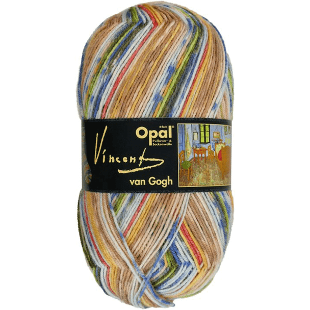 Opal Van Gogh 4ply Sock Knitting Yarn - 100g Balls | 5430 Bedroom in Arles