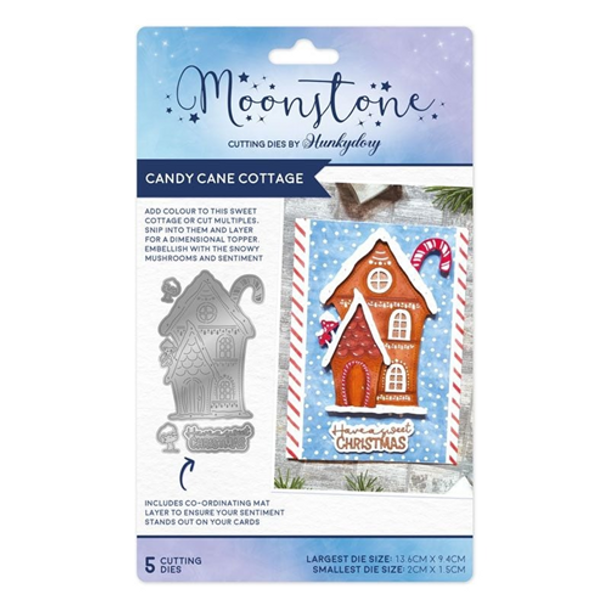 Candy Cane Cottage | Moonstone Dies | 5 pcs | Hunkydory