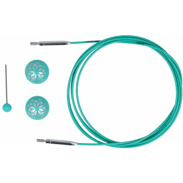 360 degree Swivel cables for inter-changeable Tips | KP36604 - 80 cm / 32" | Knitpro