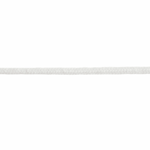 4mm Braided Cotton, White Piping Cord | Essential Trimmings