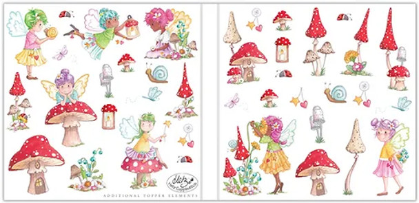 6" x 6" Premium Paper Pad | Fairy Wishes | Craft Consortium