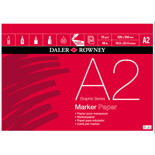 Daler Rowney A Series Marker Pad | A2