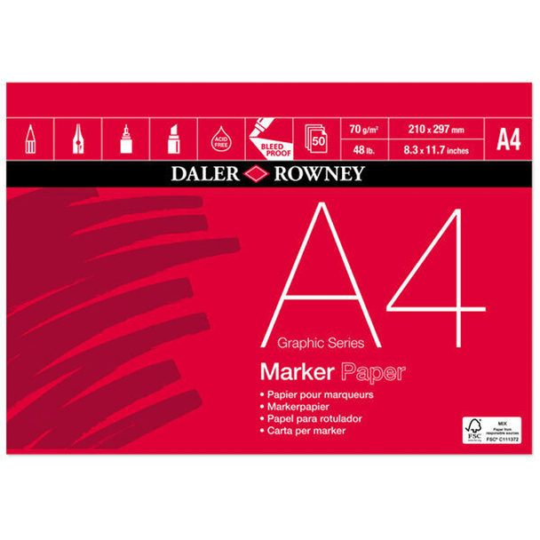 Daler Rowney A Series Marker Pad | A4