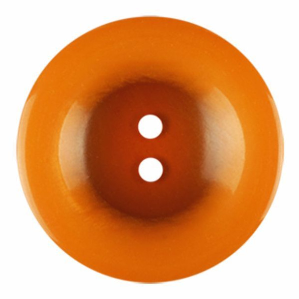 Wide Rimmed Buttons - 18 mm | Terracotta | Dill Buttons (316823)