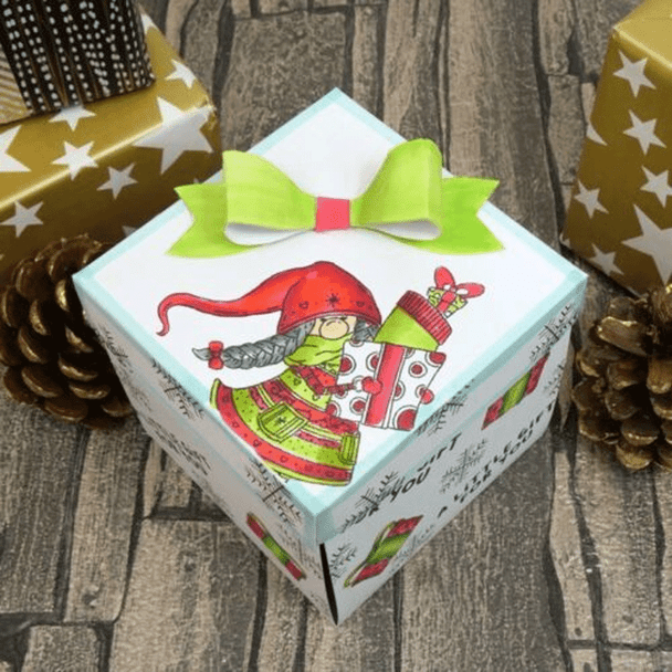 Festive Exploding Boxes Ink Me! Project Kit