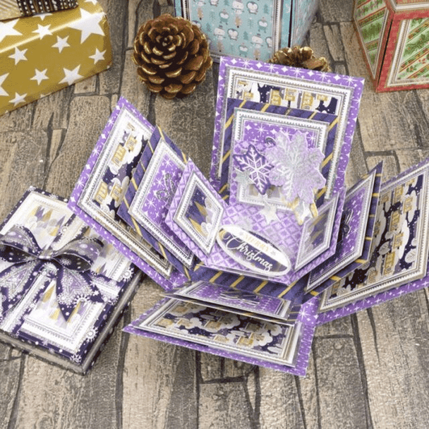 Contemporary Christmas Box | Festive Exploding Boxes Project Kits | Hunkydory
