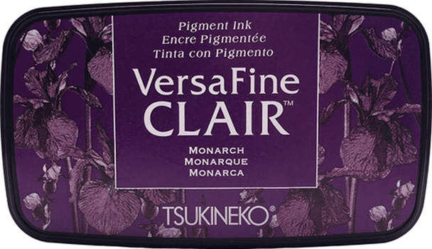 Versafine Clair Pigment Ink Pads - Medium Size | Monarch | Tsukineko