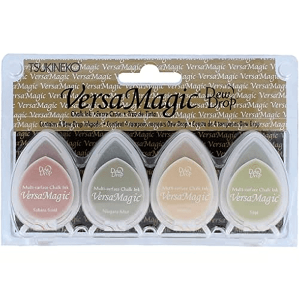 VersaMagic | 4 DewDrop Chalk Ink Pads | Various Colors