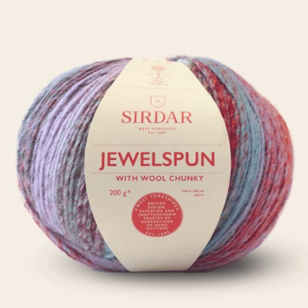 Sirdar Jewelspun Wool Rich Aran Knitting Yarn, 200g Balls | 202 Topaz