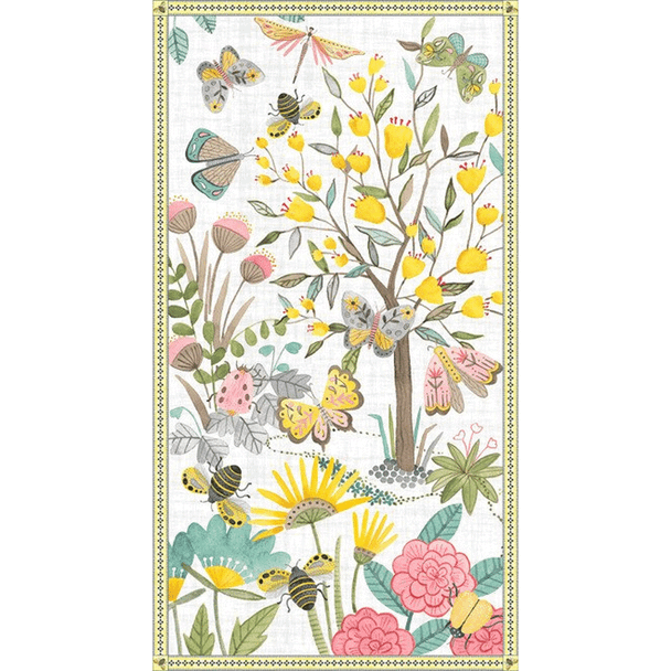 Folk Garden Panel | BL2408P-90 | Blank Quilting | EQS