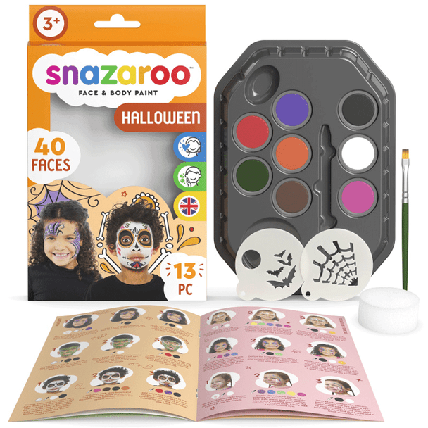 Halloween Face Painting Kit, 13 Pieces | Snazaroo