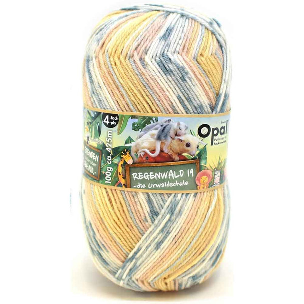 Opal Sock Yarn | Regenwald 19: The Jungle School | 4 Ply | 11332 (Teacher Mrs. Schmid ) 