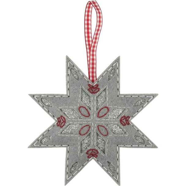 Nordic Snowflake | Make Your Own Felt Decorations | Trimits - Main Image