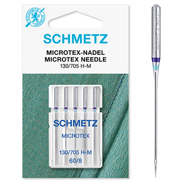 Sewing Machine Needles | Microtex | 60/8 | 5 Pieces