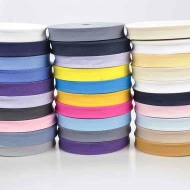 50mm Polycotton Bias Binding | Essential Trimmings | Various Colours