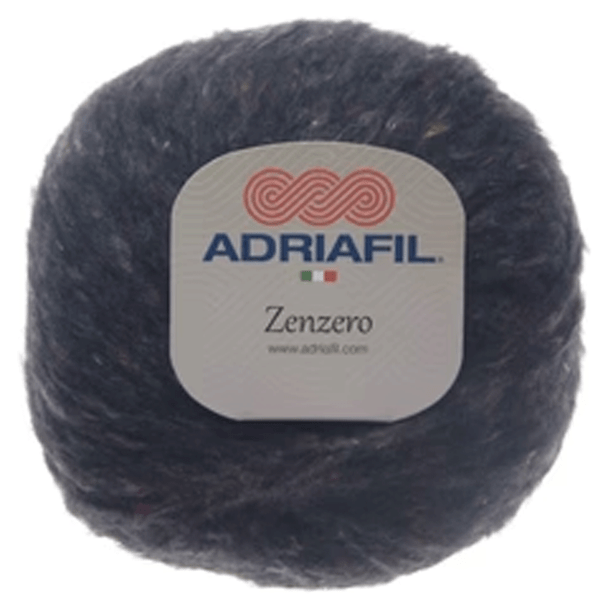 Adriafil Zenzero Chunky Yarn | 50g ball yarn - 89 Charcoal