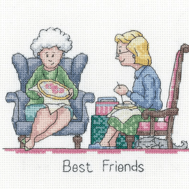 Best Friends | Golden Years Collection | 14 Count Cross Stitch Kit | Peter Underhill (10013440)