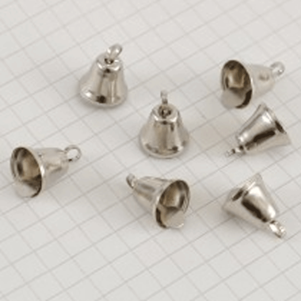  Trimits Liberty Bells - Silver | 8mm Pack of 7 (CB030S)