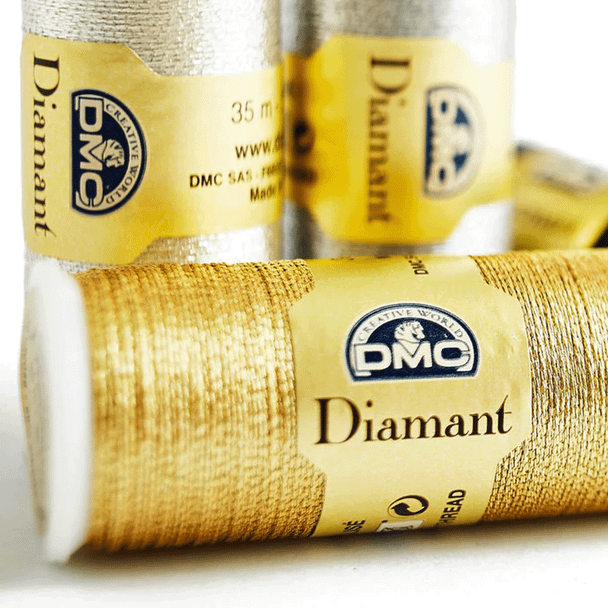DMC Diamant Metallic Embroidery Thread | 35m | Various Colours - Main Image