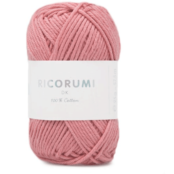 Rico Ricorumi DK Cotton Yarn, 25g ball | 009 Coral