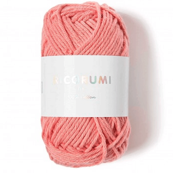Rico Ricorumi DK Cotton Yarn, 25g ball | 021 Salmon