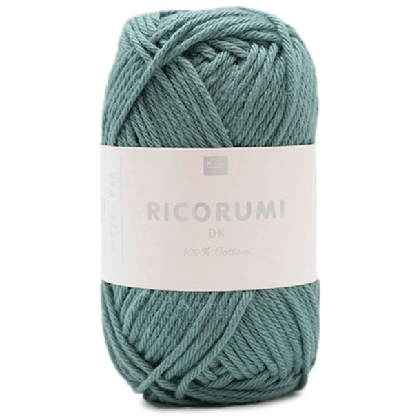 Rico Ricorumi DK Cotton Yarn, 25g ball | 074 Aqua / 10013485