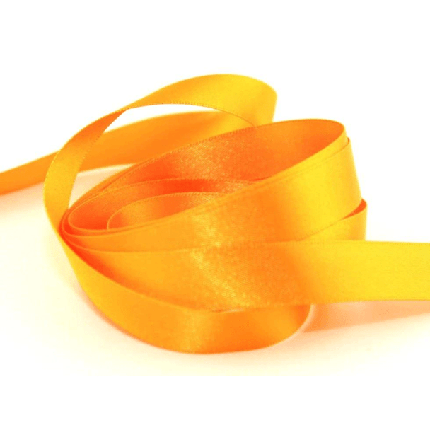 Berisfords Double Faced Satin Ribbon, 30m x 3mm Marigold (R35013\672) - Main Image