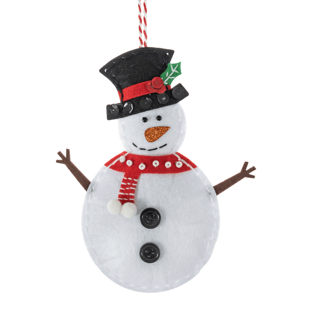 Trimits Make Your Own Felt Decorations | Snowman | Finished Product