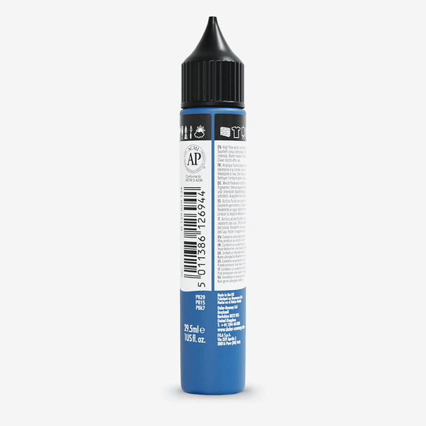 Daler Rowney System 3 Fluid Acrylic | 29.5ml Bottles - Prussian Blue