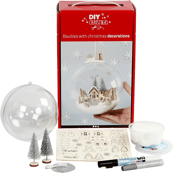 Creativ Company | Bauble with Inside Decoration Kit - Box Contain