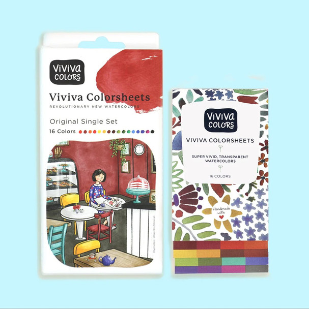 Viviva Coloursheets Booklet | Set of 16 Original Colours - Colour Sheet