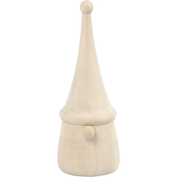 Made of Wood Wooden Gnome Tree Ornament | 8cm tall (58052)