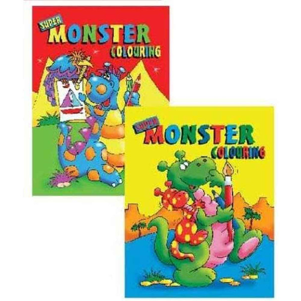 Super Monster Kids Colouring Book