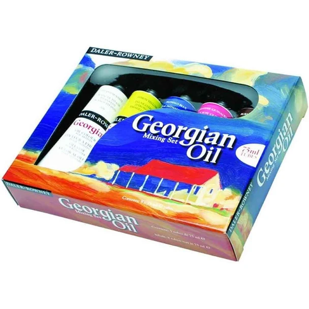 DALER-ROWNEY GEORGIAN OIL COLOUR MIXING SET 75ML 5PC