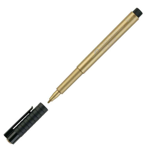 Faber Castell Pitt Metallic Pen 1.5 - Gold