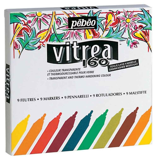 Pebeo Vitrea 160 Frosted Marker Pens | Various Colours - Main image