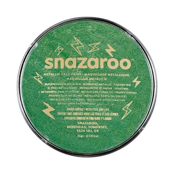  Snazaroo | Face Paint | 18ml | Metallics | Electric Green
