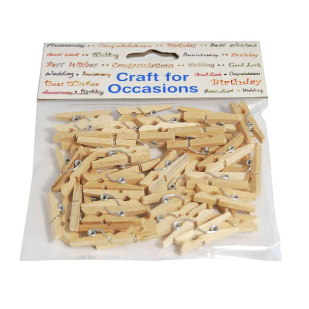 Pegs | Wooden Pegs | 25mm | Pack of 45