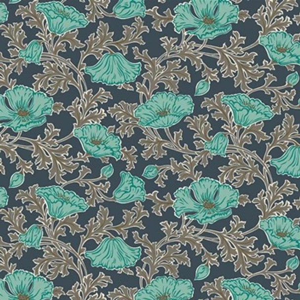 Liberty Fabrics | 5 Fat Quarter Bundle | Late Afternoon Flowers - Beatrice Poppy