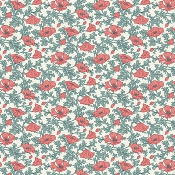  Liberty Fabrics | 5 Fat Quarter Bundle | Late Afternoon Flowers - Nina Poppy