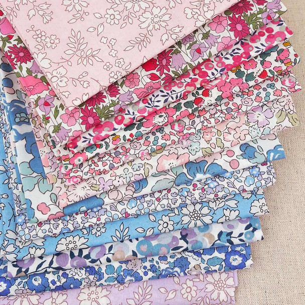 Liberty Fabrics | 5 Fat Quarter Bundle | Pastel Flowers