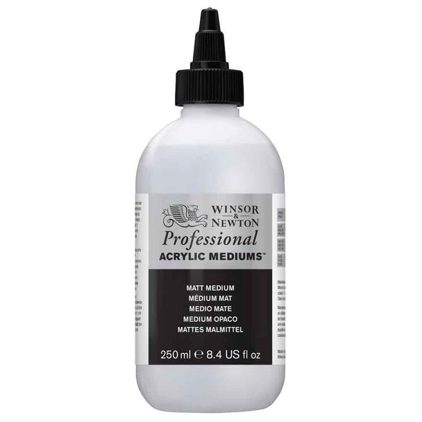 Winsor & Newton Medium Acrylic Matt, 250ml