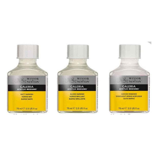 Winsor & Newton Galeria Varnish, 75ml | Various Types